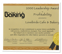 Modern Baking 2000 leadership Award