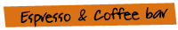 espresso & coffee bar